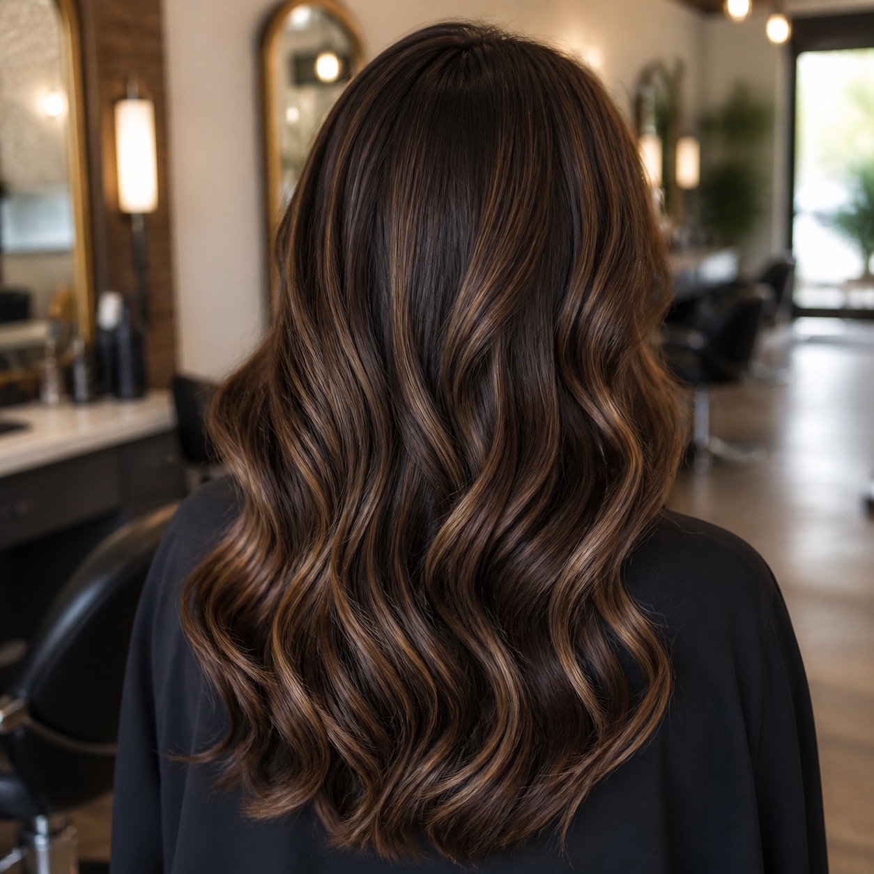 Velvet Crown Studio dimensional brunette waves