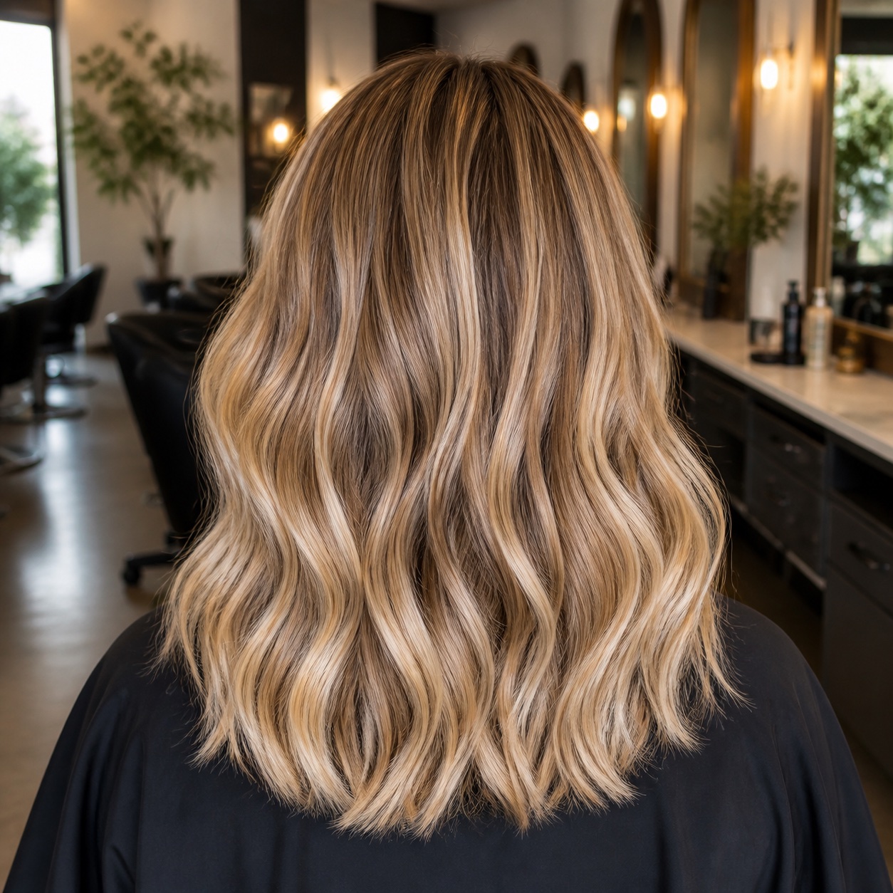 Velvet Crown Studio soft blonde balayage