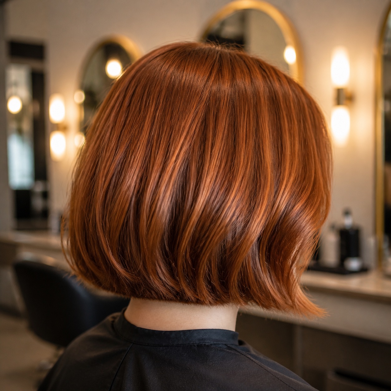 Velvet Crown Studio copper bob finish