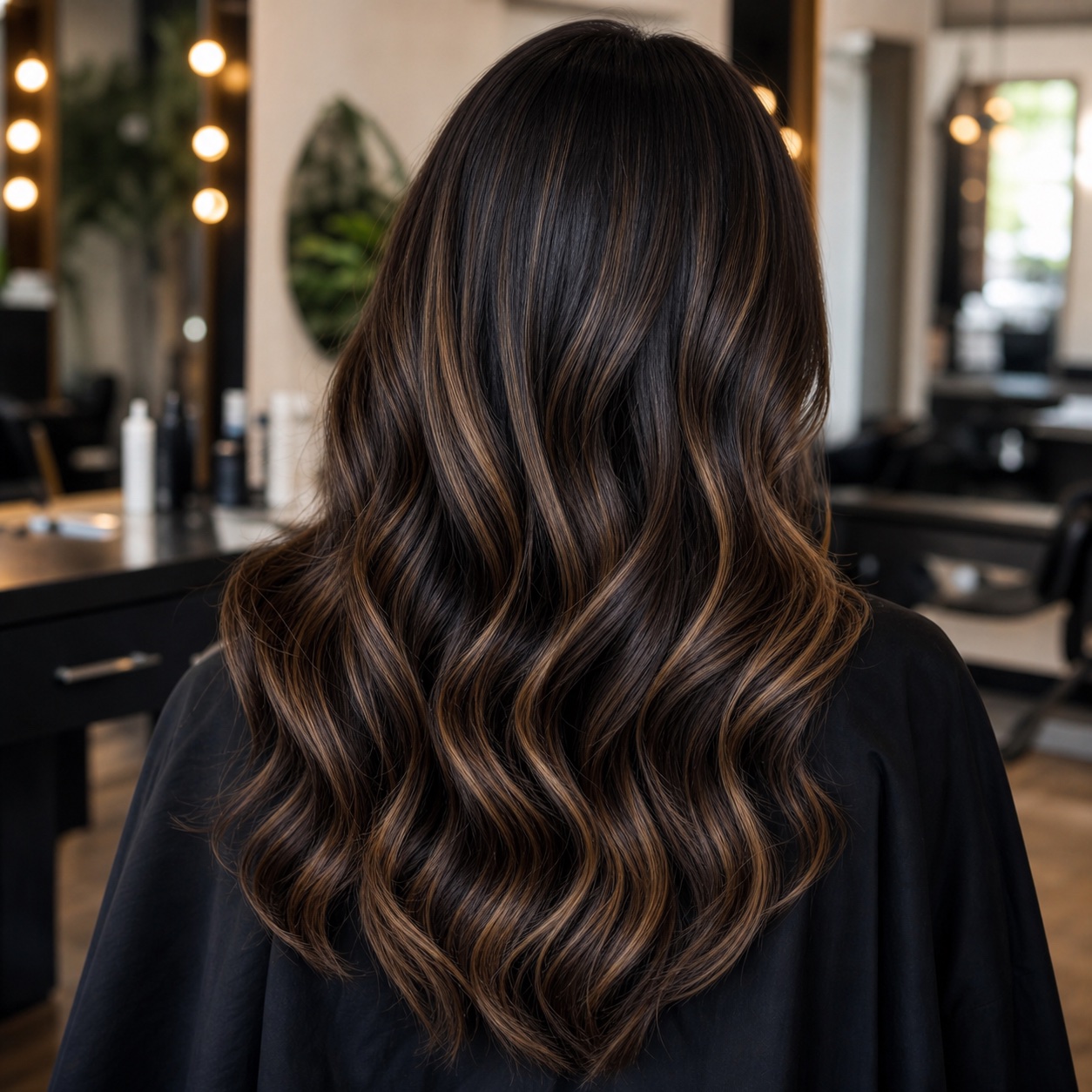 Velvet Crown Studio caramel balayage