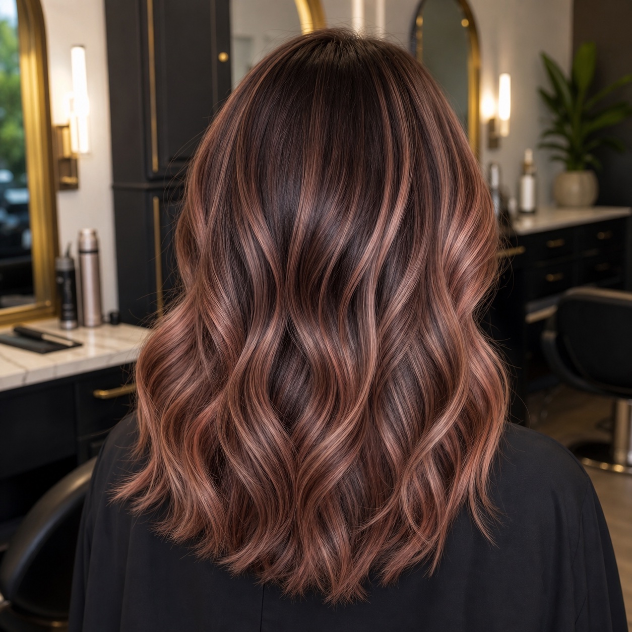 Velvet Crown Studio rose-gold waves